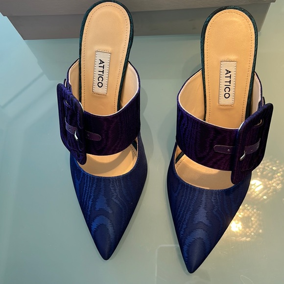 The Attico Shoes - Woman’s attico shoes, size 10, blue purple green